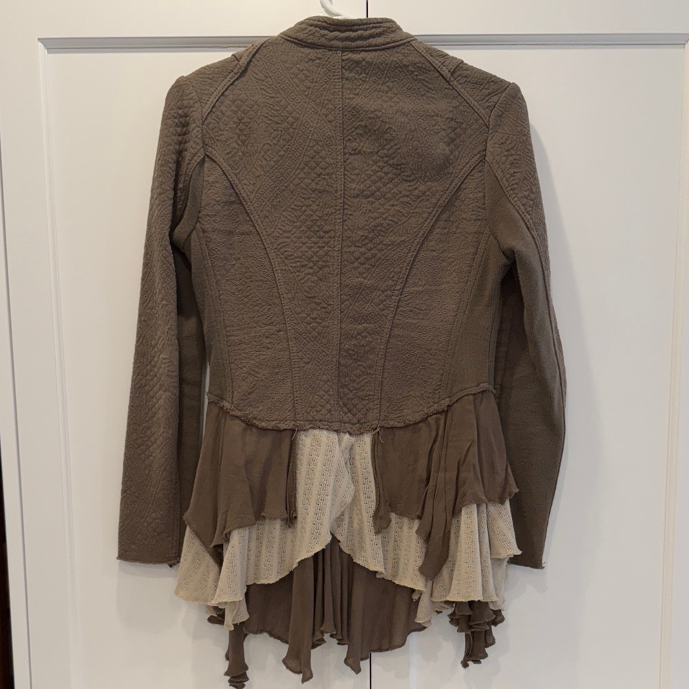 Free People Layered Button-Up Jacket - Picture 3 of 6